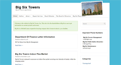Desktop Screenshot of bigsixtowers.com